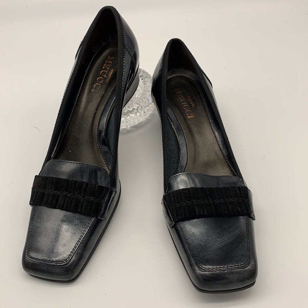 Sesto Meucci Black Leather Shoes